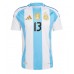 Argentinien Cristian Romero #13 Replik Heimtrikot Copa America 2024 Kurzarm